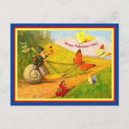 Cartão Postal Cópia alterada Gnome do Namorados alemão Vintage