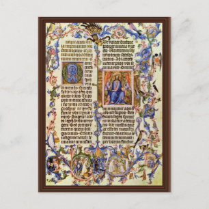 Cartão Postal Cópia Do Bull Ouro Primeira Página De Meister Der