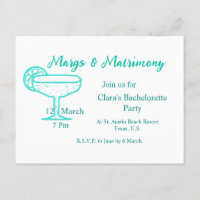 Copo de tequila Turquoise Margs & Matrimony para d