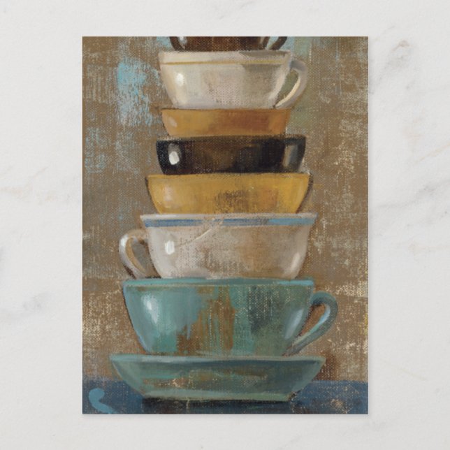 Cartão Postal Copos de café antigos (Frente)