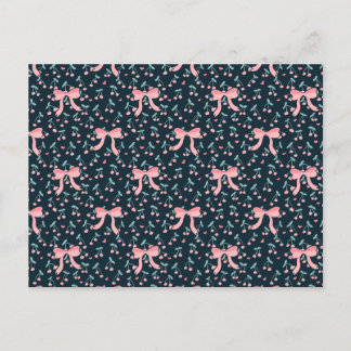 Cartão Postal Coquette Cherry