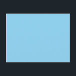 Cartão Postal cor azul-bebê<br><div class="desc">azul-bebê a cores 89CFF0</div>