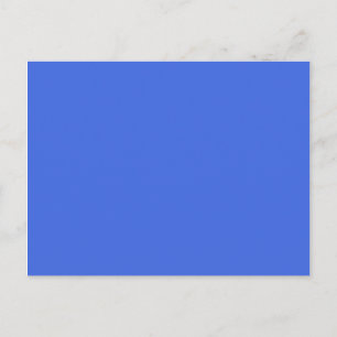 Cartão Postal cor azul real