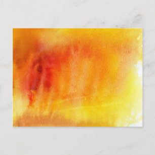 Cartão Postal cor d'água abstrato pintada manualmente 19
