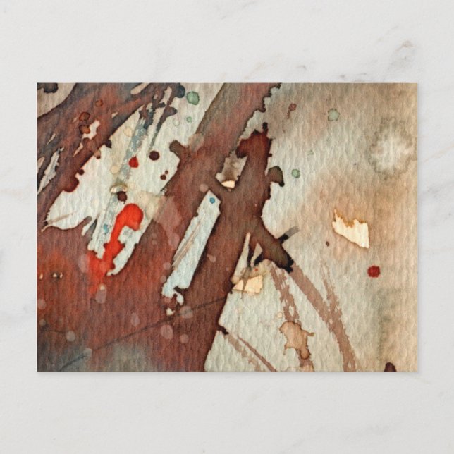 Cartão Postal cor d'água de fundo 5 (Frente)