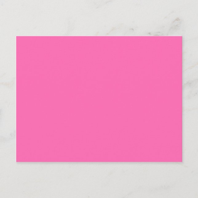 Cartão Postal cor-de-rosa (Frente)