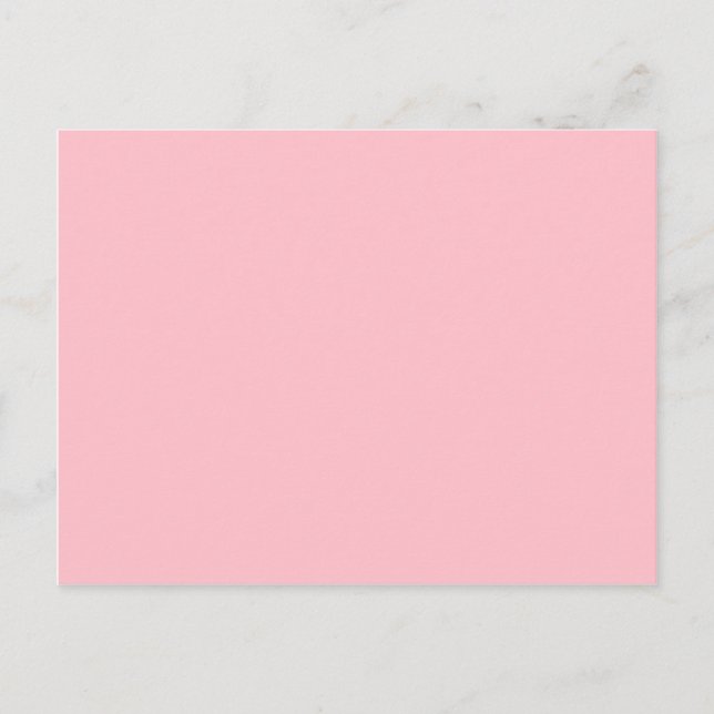 Cartão Postal Cor-de-rosa-flor, vermelho-claro, código hexadecim (Frente)