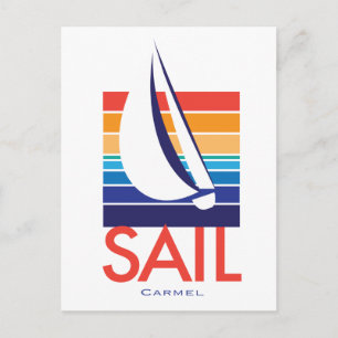 Cartão Postal Cor do Barco - Quadrado_Carmel