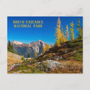 Cartão Postal Cor do outono de Cascata Norte