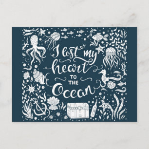 Cartão Postal Cor em que perdi meu coração para a ilustração do