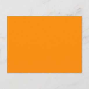 Cartão Postal cor laranja escuro