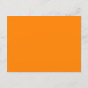 Cartão Postal cor laranja UT