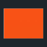 Cartão Postal cor laranja vermelho<br><div class="desc">cor vermelho alaranjado FF4500</div>