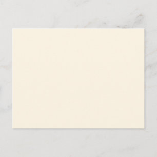 Cartão Postal Cor Minimalista em Branco 
