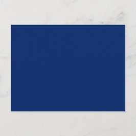 Cartão Postal Cor Real Azul Sólido