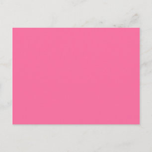 Cartão Postal cor rosa francês