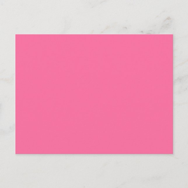 Cartão Postal cor rosa francês (Frente)