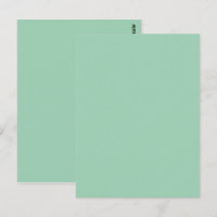 Cor Sólida Verde Menta Deliciosa