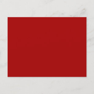 Cartão Postal Cor Sólido Vermelho da Apple, Amarra Escura