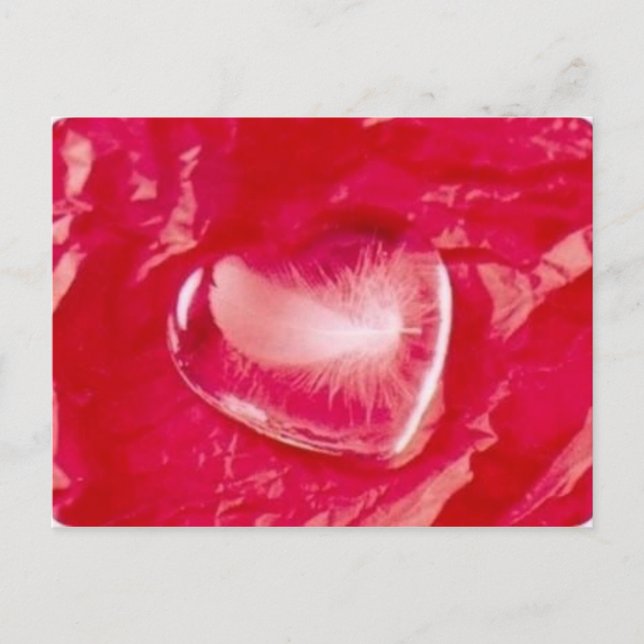 Cartão Postal coração (Frente)