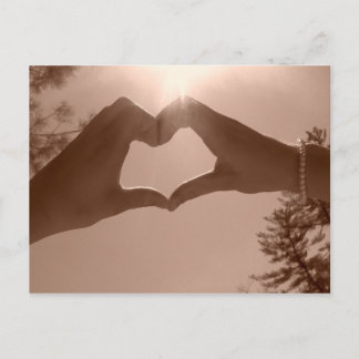 Cartão Postal coração