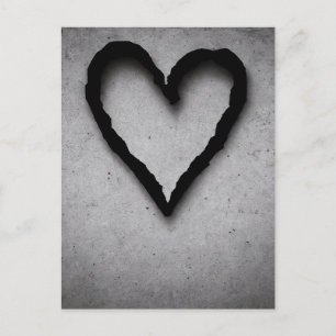 Cartão Postal Coração à esquerda, n.o 01