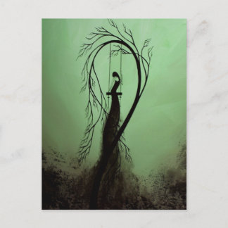 Cartão Postal Coração apertado e Poesia 14...