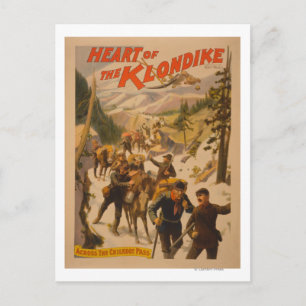 Cartão Postal Coração da Klondike - Através do Passado de Chilko