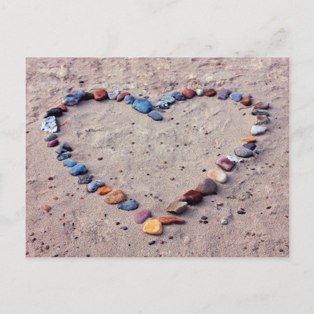 Cartão Postal Coração das Pedras (Frente)
