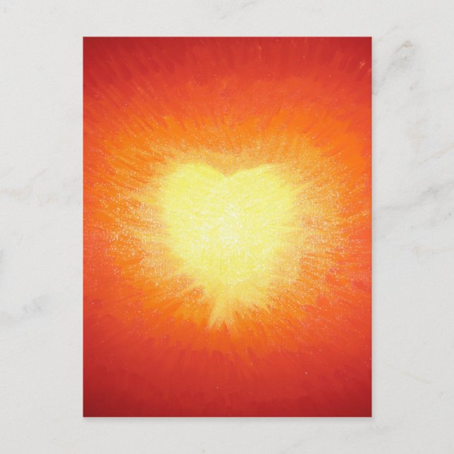 Cartão Postal Coração do ouro (Frente)