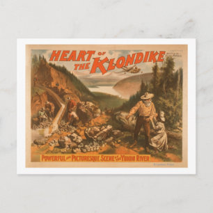 Cartão Postal Coração do Teatro de Mineração Dourada de Klon