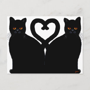 Cartão Postal Coração dos Olhos Brilhantes