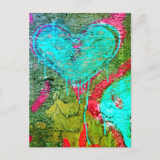 Cartão Postal Coração Hemorragia (Frente)