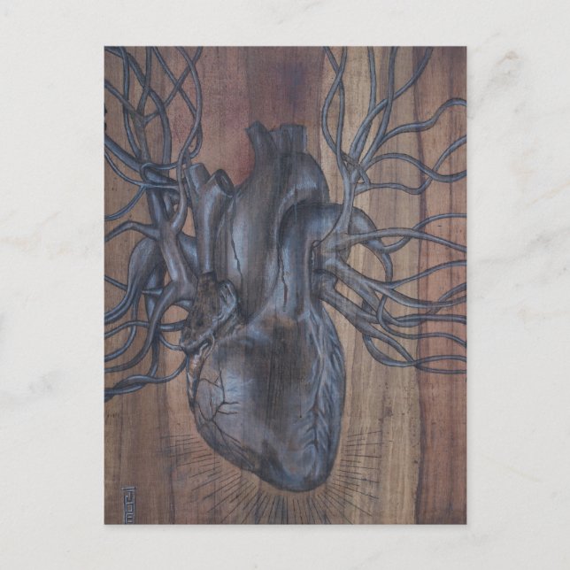Cartão Postal Coração Hemorragia (Frente)