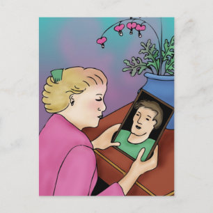 Cartão Postal Coração Hemorragia