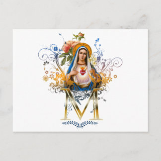 Cartão Postal Coração Imaculado de Maria