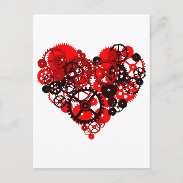CARTÃO POSTAL CORAÇÃO MECÂNICA DO VAPOR (Frente)