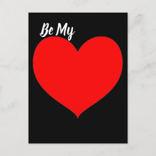 Cartão Postal Coração Vermelho