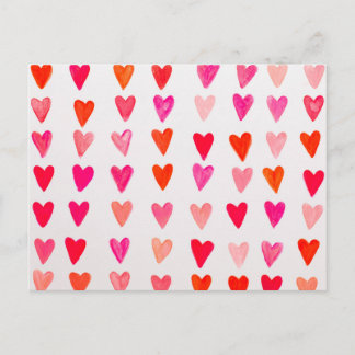 Cartão Postal Coração vermelho.