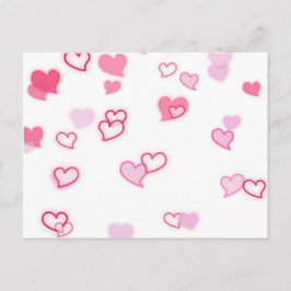 Cartão Postal Corações