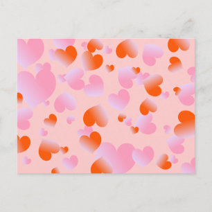 Cartão Postal Corações