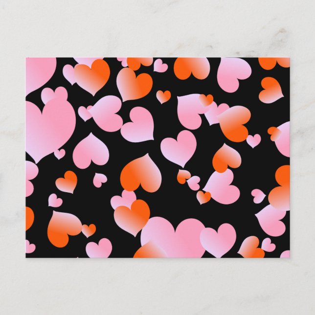 Cartão Postal Corações (Frente)