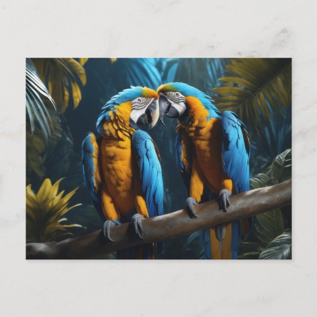 Cartão Postal Corações Coloridas (Frente)