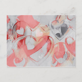 Cartão Postal Corações de Gkass