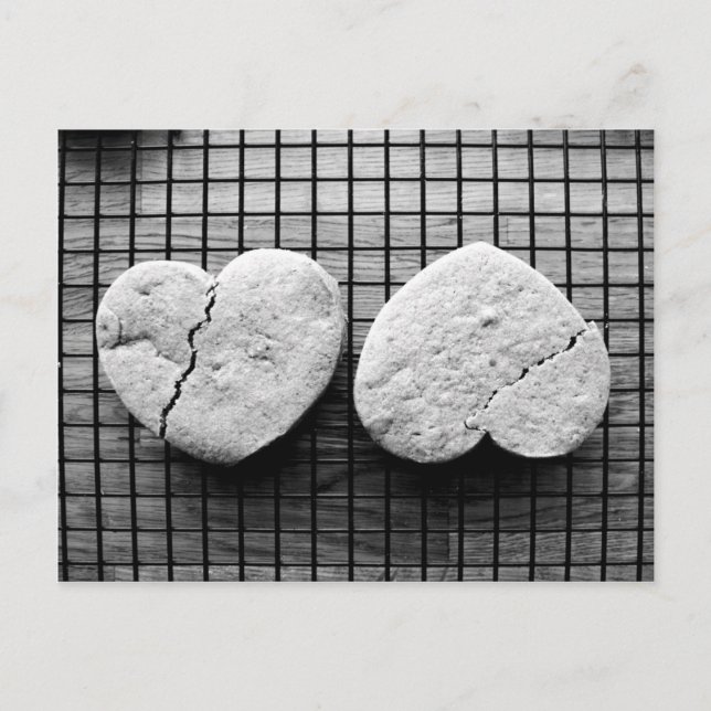 Cartão Postal Corações Quebrados (Frente)