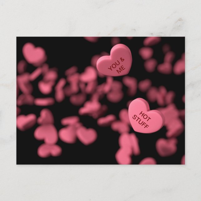 Cartão Postal Corações Voadores (Frente)