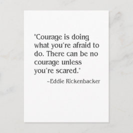 Cartão Postal coragem
