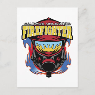 Cartão Postal Coragem de Bombeiros