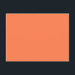 Cartão Postal coral a cores<br><div class="desc">coral a cores FF7F50. Um tipo de laranja</div>