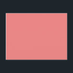Cartão Postal coral claro cor<br><div class="desc">coral de luz colorida F08080. Um tipo de vermelho</div>